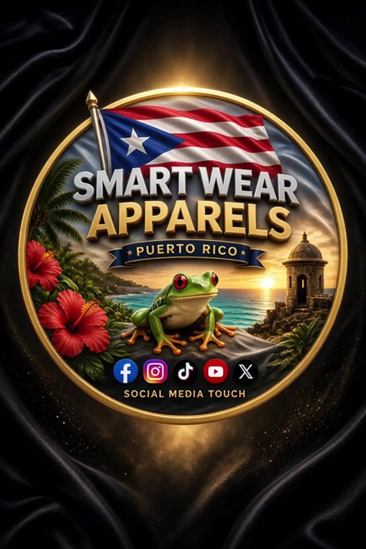 Smart Wear Apparels, Puerto Rico. Social Media Touch.